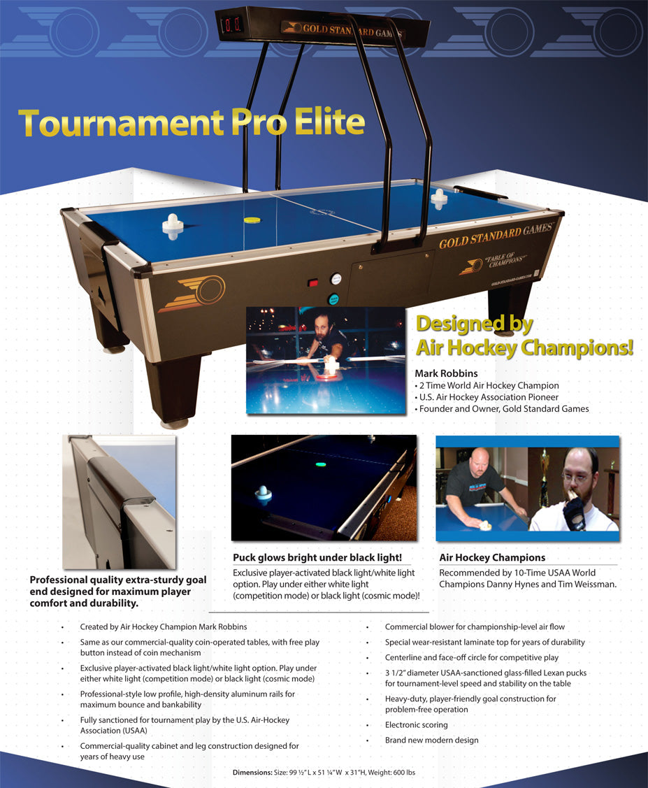 Tournament Standards in Pool Elite